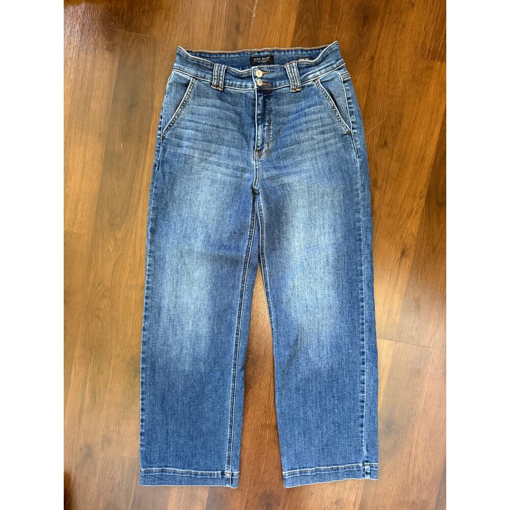 Judy Blue Medium Wash Wide Leg Jeans